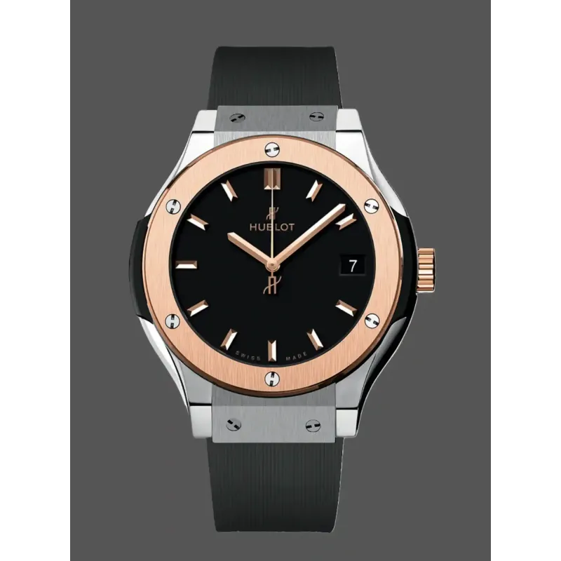Hublot Classic Fusion 542.NO.1181.RX Replica - Black Dial Rubber Strap