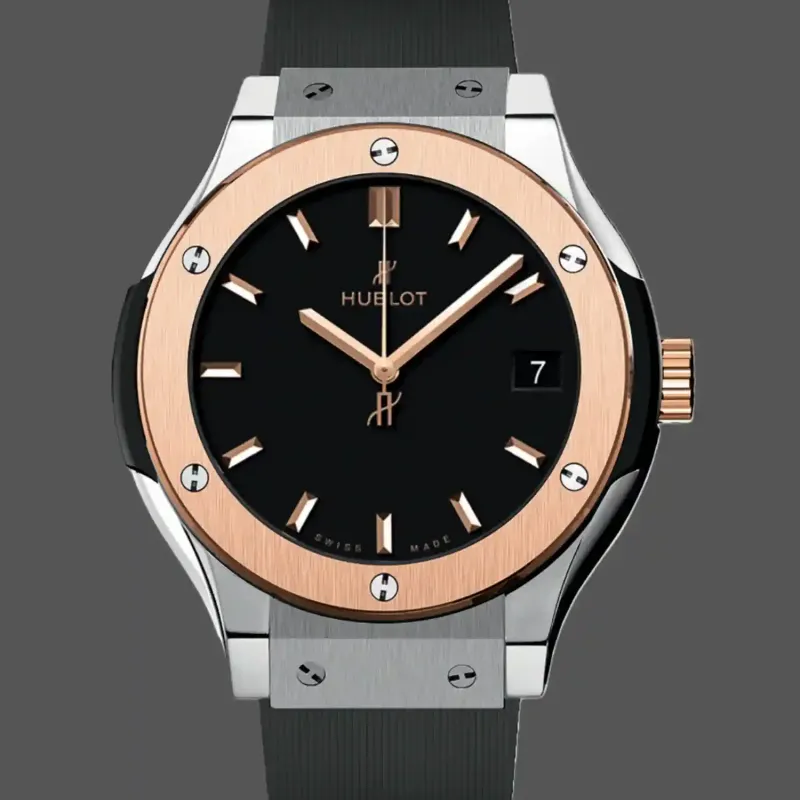 Hublot Classic Fusion 542.NO.1181.RX Replica - Black Dial Rubber Strap