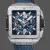 Hublot Square Bang Unico Titanium Blue 821.NX.5170.RX Replica - Rubber Strap