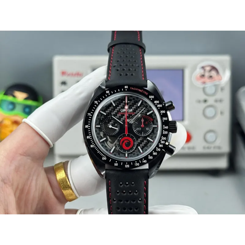 Omega Speedmaster Dark Side of the Moon – Team Alinghi 311.92.44.30.01.002 Replica - Tachymeter Bezel