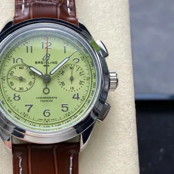 Breitling Premier Pistachio B09 Chronograph 40 AB0930D31L1P1 Replica - Green Dial