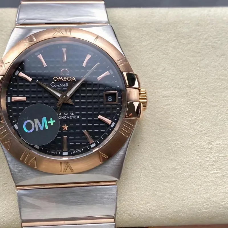 Omega Constellation 123.20.38.21.01.001 Replica - Black Dial Stainless Steel