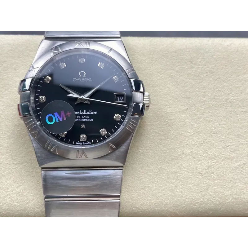 Omega Constellation 123.10.38.21.51.001 Replica - Black Dial Stainless Steel