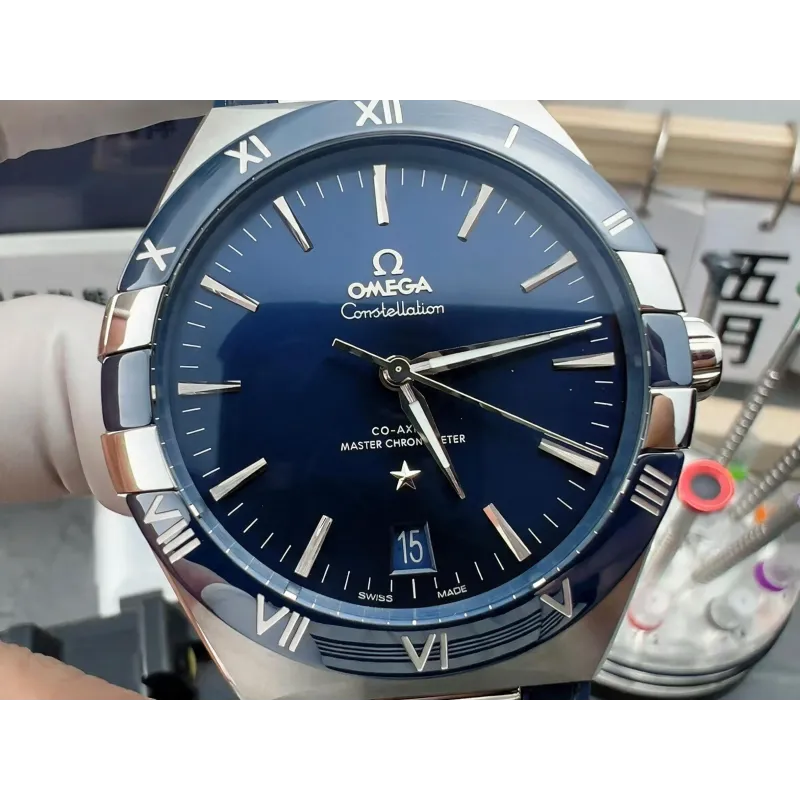 Omega Constellation 131.33.41.21.03.001 Replica - Blue Dial Stainless Steel