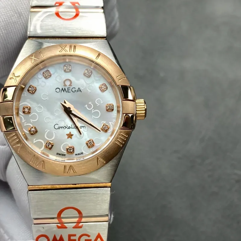 Omega Constellation Unisex 123.25.27.60.55.009 Replica - Mother-of-Pearl Dial
