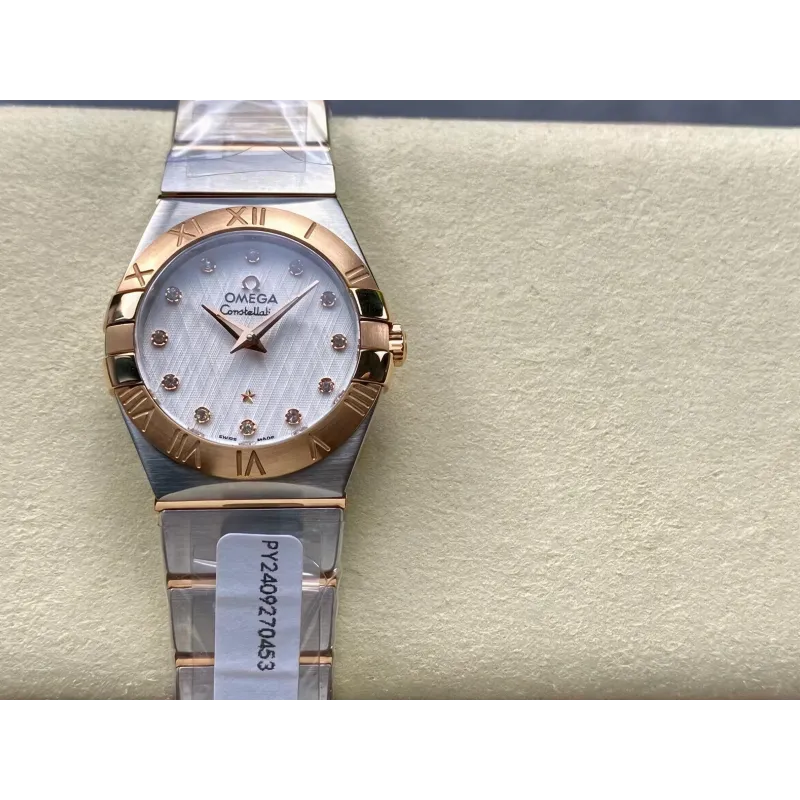 Omega Constellation Unisex 123.20.27.60.52.002 Replica - Silver Dial Stainless Steel