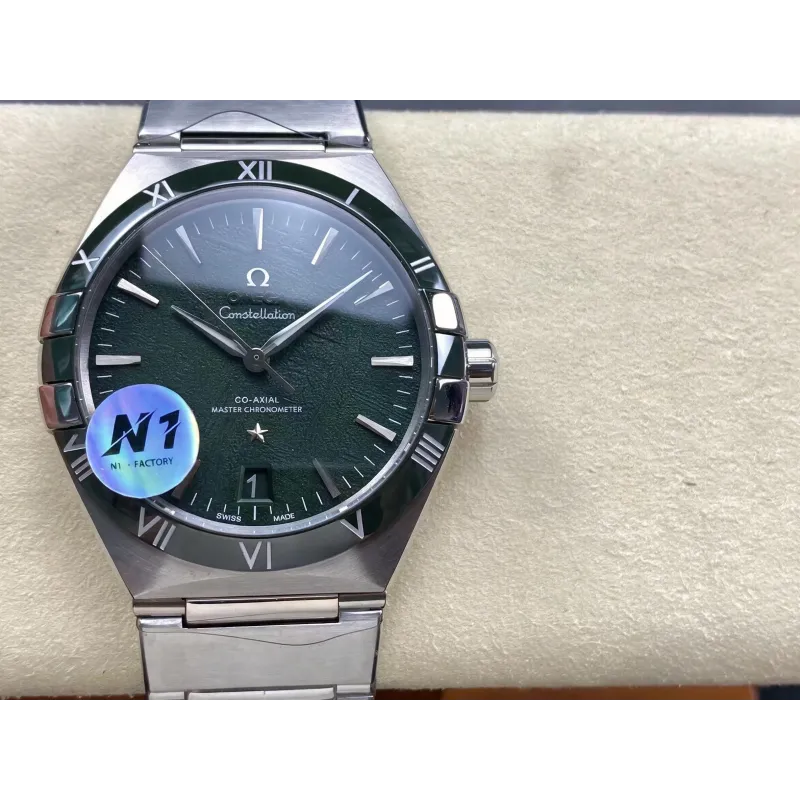Omega Constellation 131.30.41.21.99.002 Replica - Green Dial Stainless Steel