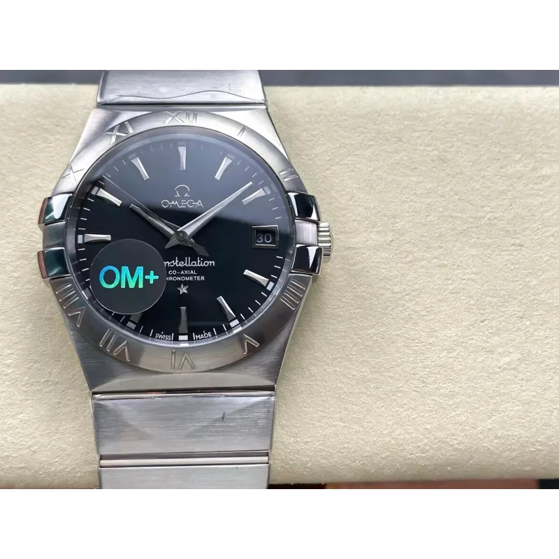 Omega Constellation 123.10.38.21.01.001 Replica - Black Dial Stainless Steel