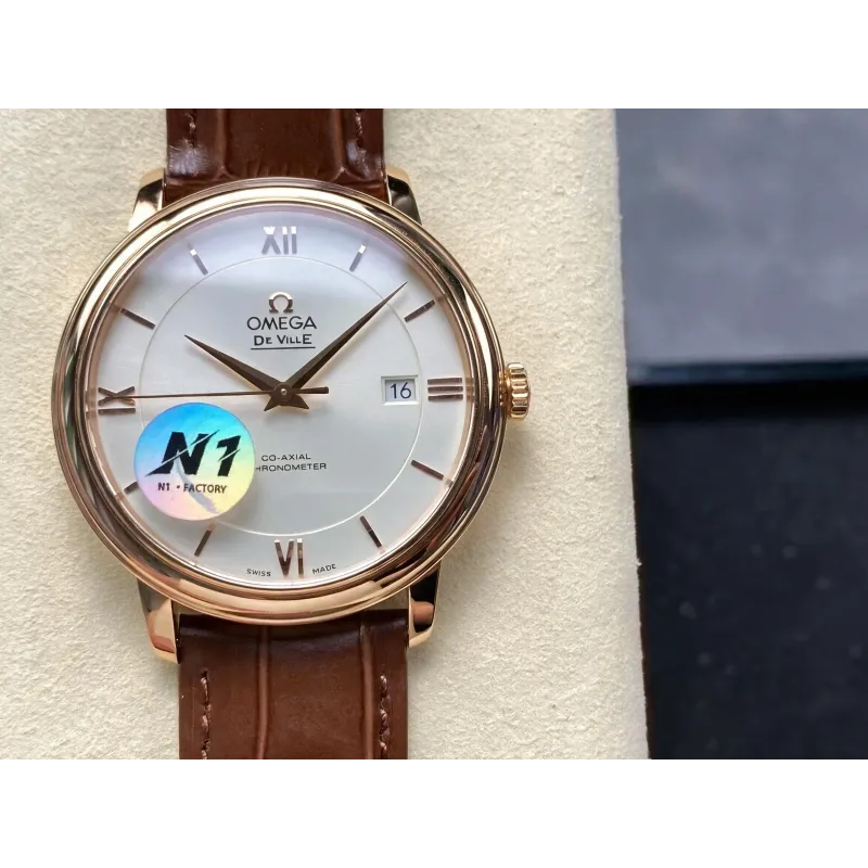 Omega De Ville 424.53.40.20.02.001 Replica - Silver Dial Two-Tone
