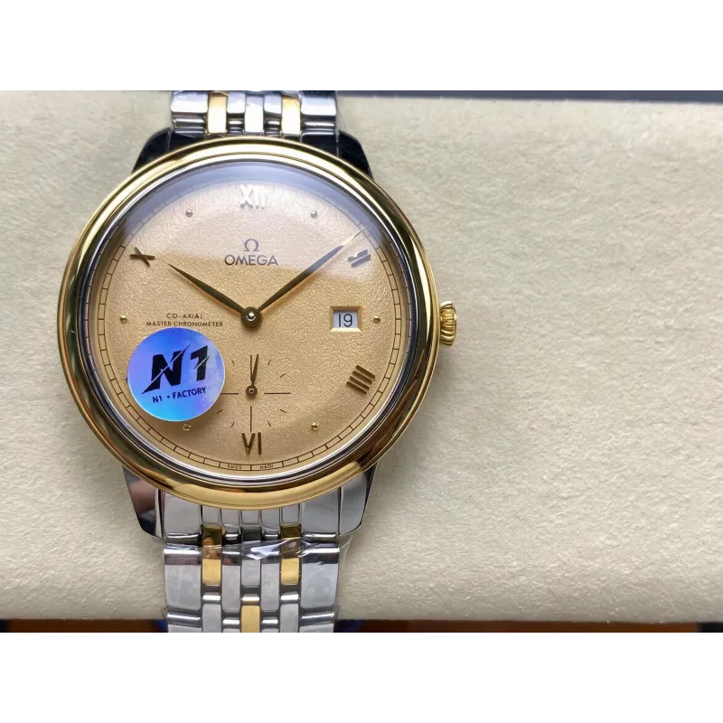 Omega De Ville 434.20.41.20.08.001 Replica - Champagne Dial Stainless Steel