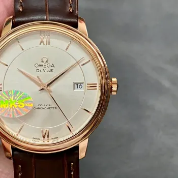 Omega De Ville 424.53.40.20.02.001 Replica - Silver Dial Two-Tone