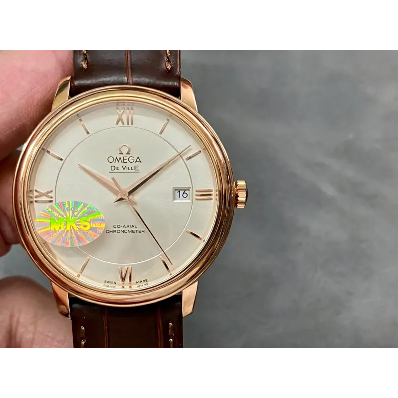 Omega De Ville 424.53.40.20.02.001 Replica - Silver Dial Two-Tone