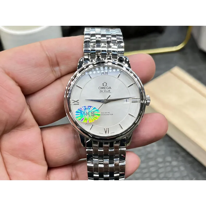 Omega De Ville 424.10.40.20.02.003 Replica - Silver Dial Stainless Steel