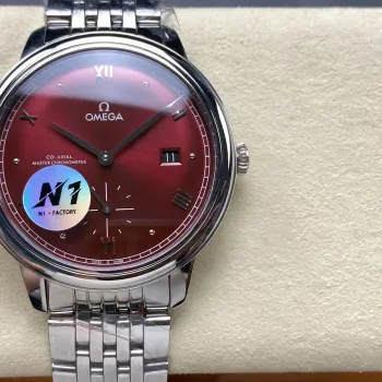 Omega De Ville 434.10.41.20.11.001 Replica - Red Dial Stainless Steel