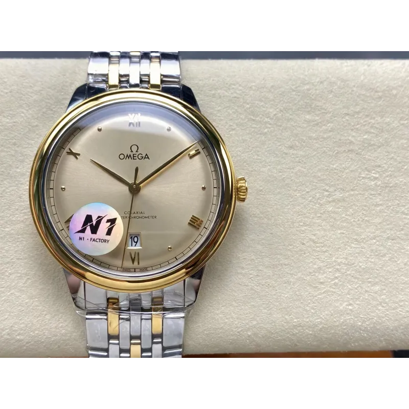 Omega De Ville 434.20.40.20.08.001 Replica - Champagne Dial Stainless Steel