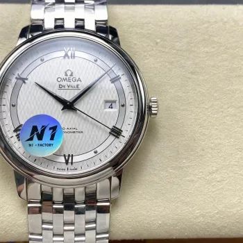 Omega De Ville 424.10.40.20.02.005 Replica - Silver Dial Stainless Steel