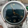 Omega De Ville Women's 434.10.34.20.10.001 Replica - Green Dial Stainless Steel