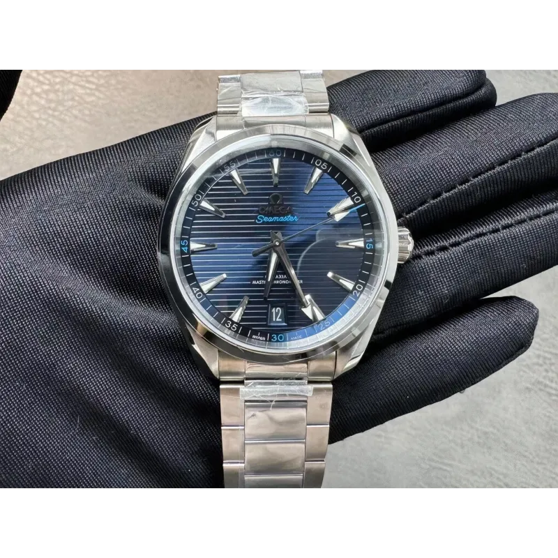 Omega Seamaster 220.10.41.21.03.001 Replica - Blue Dial Stainless Steel