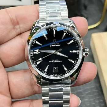 Omega Seamaster 220.10.41.21.01.002 Replica - Black Dial Stainless Steel