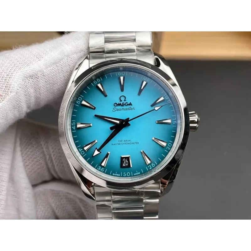 Omega Seamaster 220.10.41.21.03.006 Replica - Blue Dial Stainless Steel