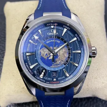 Omega Seamaster Aqua Terra 150M Worldtimer 220.12.43.22.03.001 Replica - Blue Dial