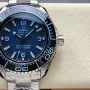 Omega Seamaster 215.30.46.21.03.002 Replica - Blue Dial Fluted Bezel