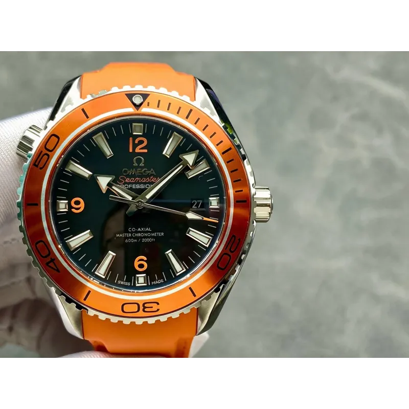 Omega Seamaster 232.32.46.21.01.001 Replica - Black Dial Fluted Bezel