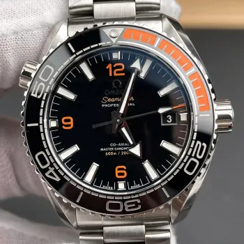 Omega Seamaster 215.30.44.21.01.002 Replica - Black Dial Fluted Bezel
