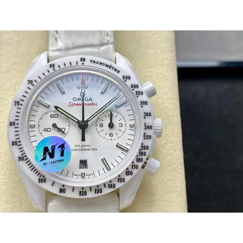 Omega Speedmaster 311.93.44.51.04.002 Replica - White Dial Tachymeter Bezel