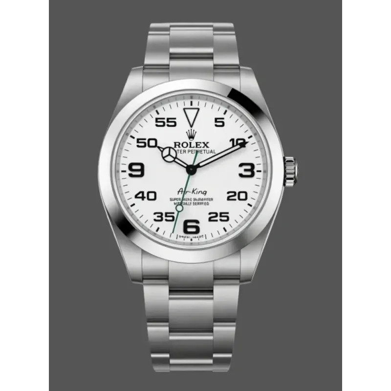 Rolex Air-King 126900 Replica - White Dial Oyster