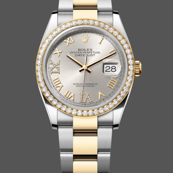 Rolex Datejust Women's 126283RBR Replica - Silver Dial Stainless Steel