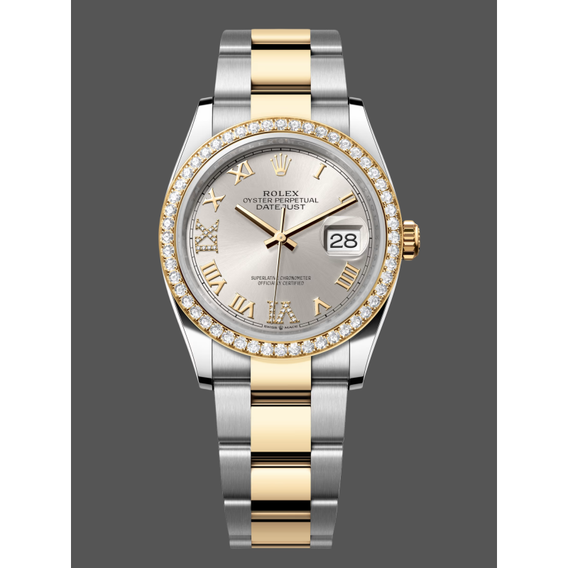 Rolex Datejust Women's 126283RBR Replica - Silver Dial Stainless Steel
