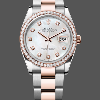 Rolex Datejust Women's 126281RBR Replica - Mother-of-Pearl Dial Stainless Steel