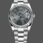 Rolex Datejust Unisex 126234 Replica - Grey Dial Fluted Bezel