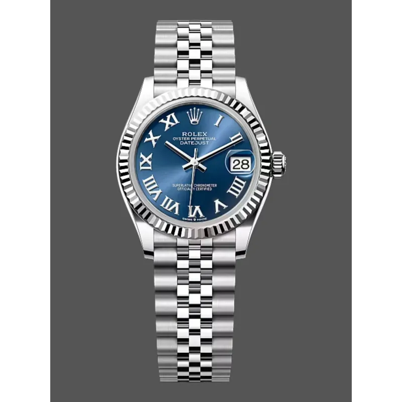 Rolex Datejust Unisex 278274 Replica - Blue Dial Fluted Bezel