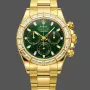 Rolex Daytona 116568BR Replica - Green Dial Diamond Bezel