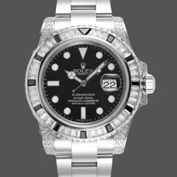 Rolex Submariner Hulk 116610 Replica - Black Dial Fluted Bezel