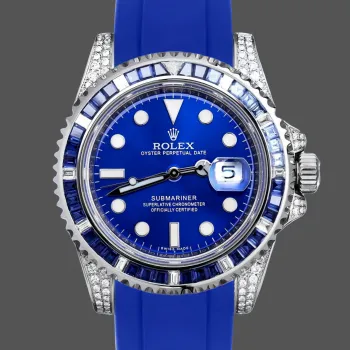 Rolex Submariner Hulk 116610 Replica - Blue Dial Fluted Bezel
