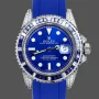 Rolex Submariner Hulk 116610 Replica - Blue Dial Fluted Bezel