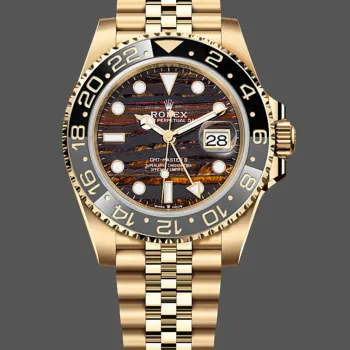 Rolex GMT-Master II Yellow Gold 126718GRNR Replica - Two-Tone