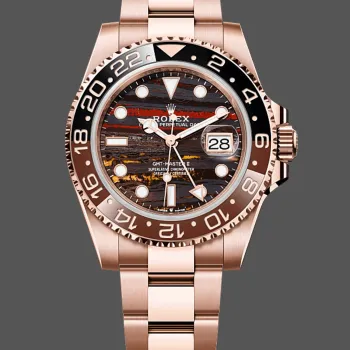 Rolex GMT-Master II Root Beer 126715CHNR Replica - Tiger Iron Dial Oyster