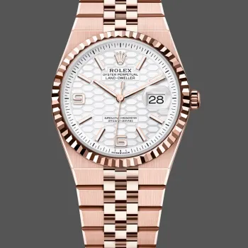 Rolex Land-Dweller Unisex 127235 Replica - Silver Dial Fluted Bezel
