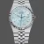 Rolex Land-Dweller 40 127336 Replica - Ice Blue Dial Fluted Bezel