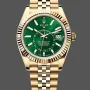 Rolex Sky-Dweller 336938 Replica - Green Dial Fluted Bezel