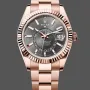 Rolex Sky-Dweller s 336935 Replica - Slate Grey Dial Stainless Steel
