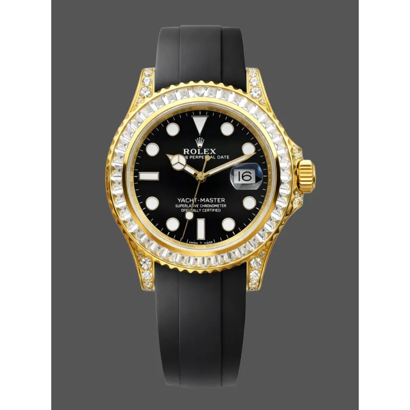 Rolex Yacht-Master 42 226668TBR Replica - Black Dial Diamond Bezel