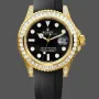 Rolex Yacht-Master 42 226668TBR Replica - Black Dial Diamond Bezel