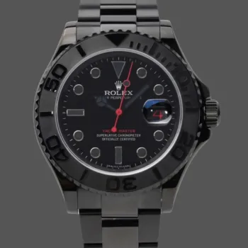 Rolex Yacht-Master 116622 Replica - Black Dial Stainless Steel