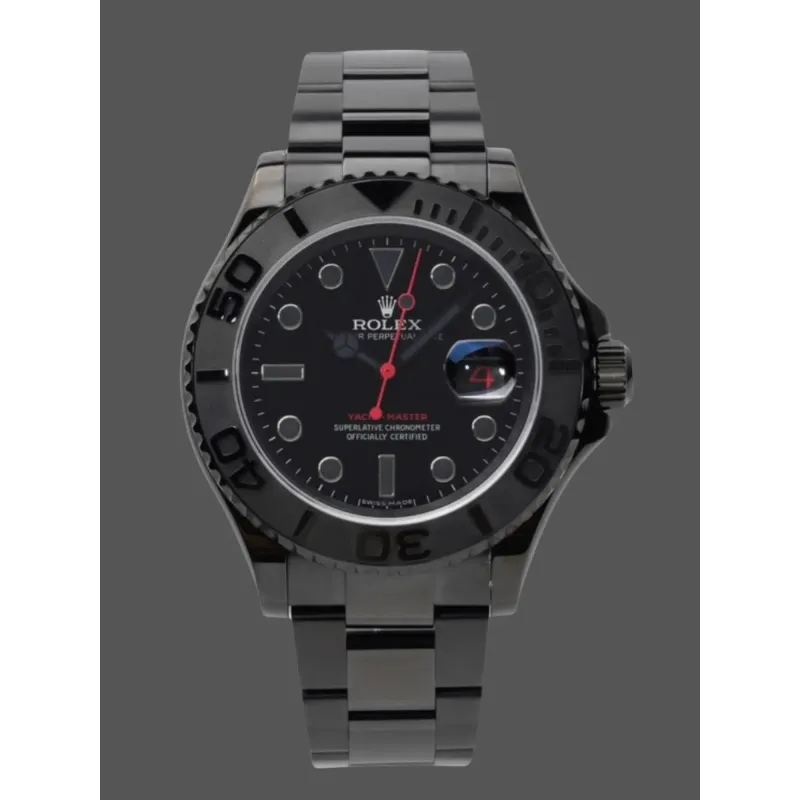 Rolex Yacht-Master 116622 Replica - Black Dial Stainless Steel