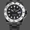 Super Clone Men's Rolex GMT-Master II Stainless Steel Black PVD/DLC Coated 16710 - Black Dial Black Dial